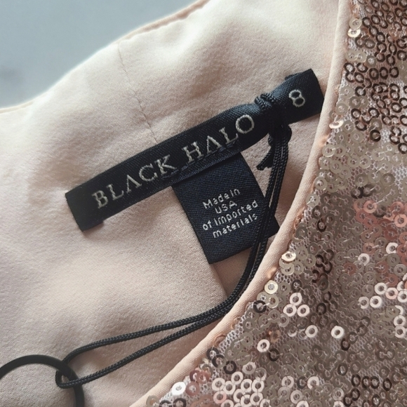 Black Halo Alba Two-Piece Pant Set, Size 8, Pink, NWT - Picture 11 of 16